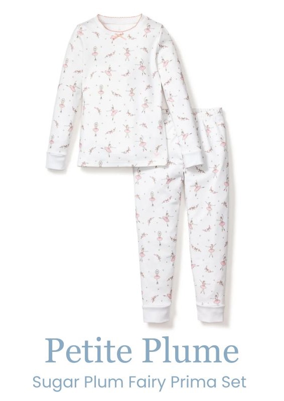 Petit Plume Pajama Set in Sugar Plum Fairy 