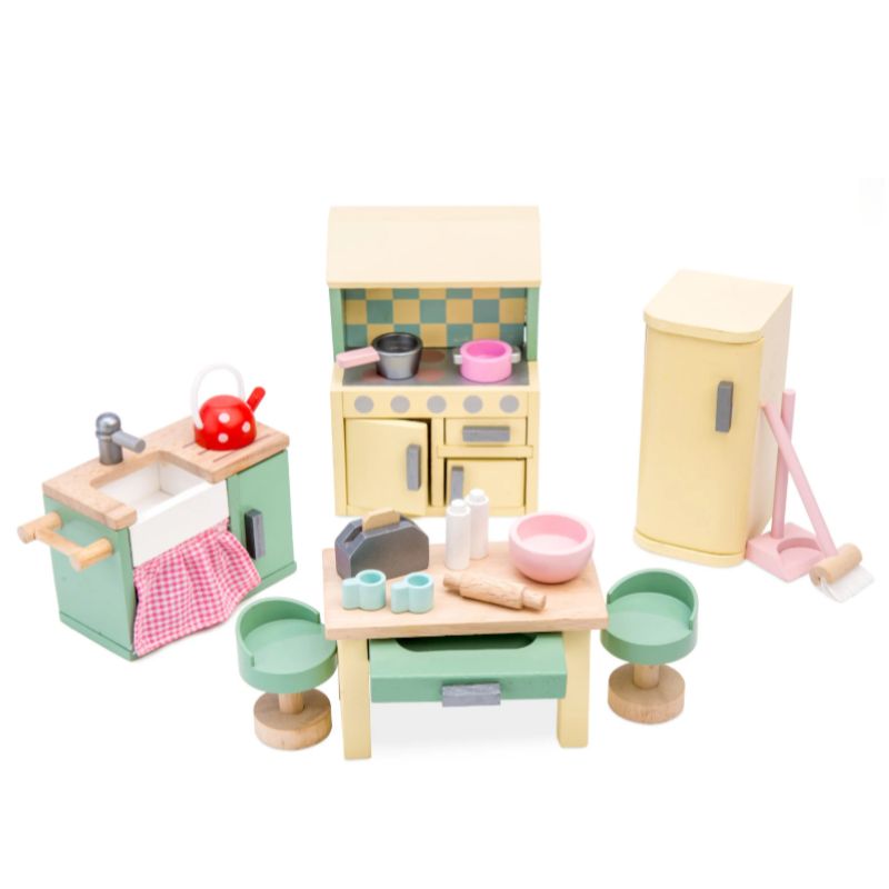 Le Toys Dollhouse Kitchen Set