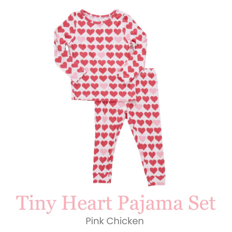 Pink Chicken Pajama Set